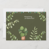 Green Garten Party Kaart (Achterkant)