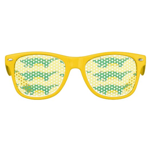 Green Gator Alligator Crocodile Party Favor Shades Kinder Zonnebril (Voorkant)