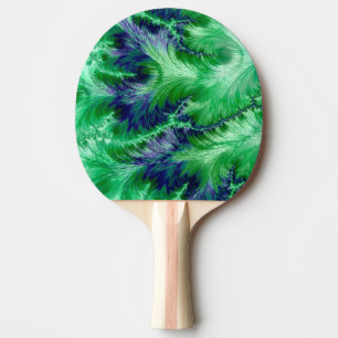~ GREEN GAZE ~ Origineel Fractal ~ Ping Pong Paddl Tafeltennisbatje
