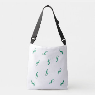 Green Gecko Crossbody Tas