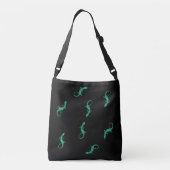 Green Gecko Crossbody Tas (Achterkant)
