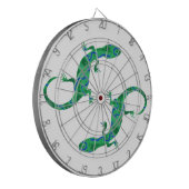 Green Gecko Dartbord (Voorkant Links)