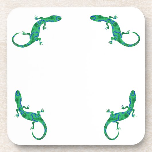 Green Gecko Drankjes Onderzetter (Voorkant)
