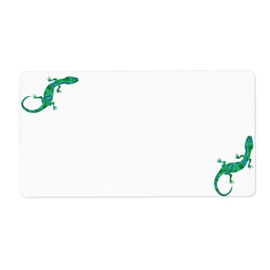 Green Gecko Etiket (Voorkant)