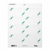 Green Gecko Etiket (Full Sheet)