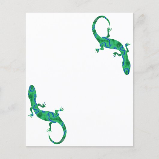 Green Gecko Flyer (Voorkant)