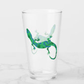 Green Gecko Glas (Achterkant)