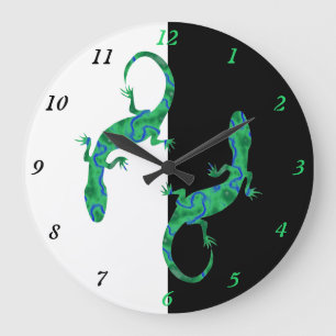 Green Gecko Grote Klok