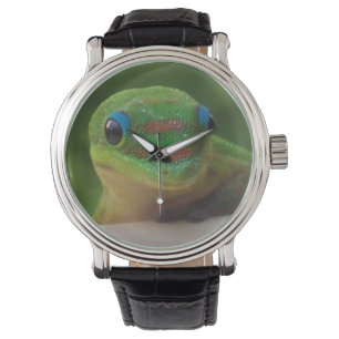 Green Gecko Horloge