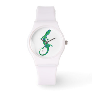 Green Gecko Horloge