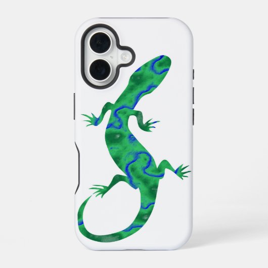 Green Gecko iPhone 16 Hoesje (Achterkant)