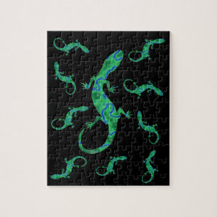 Green Gecko Legpuzzel