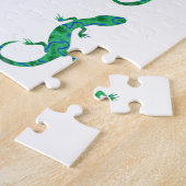 Green Gecko Legpuzzel (Zijkant)