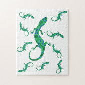 Green Gecko Legpuzzel (Verticaal)