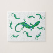Green Gecko Legpuzzel (Horizontaal)