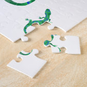 Green Gecko Legpuzzel (Zijkant)