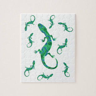 Green Gecko Legpuzzel