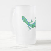 Green Gecko Matglas Bierpul (Voorkant links)