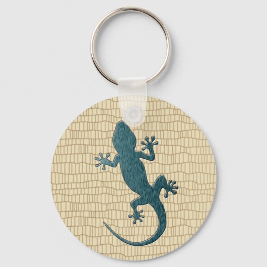Green Gecko over Reptile Sleutelhanger (Voorkant)