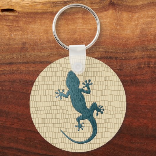 Green Gecko over Reptile Sleutelhanger (Voorkant)