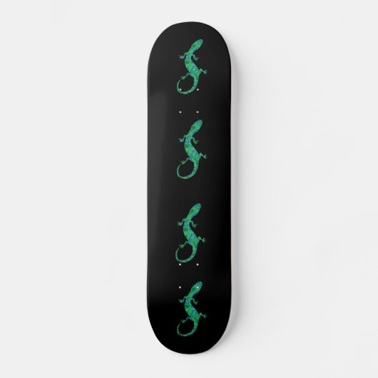 Green Gecko Persoonlijk Skateboard (Voorkant)