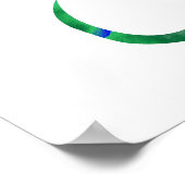 Green Gecko Poster (Hoek)