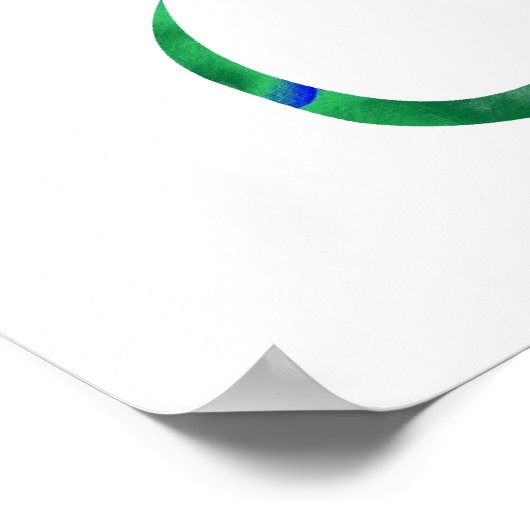 Green Gecko Poster (Hoek)