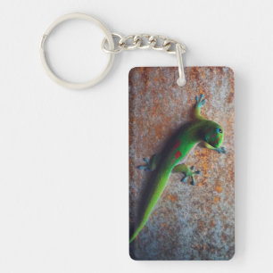 Green Gecko Sleutelhanger