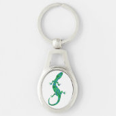 Green Gecko Sleutelhanger (Voorkant)