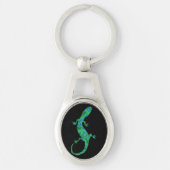 Green Gecko Sleutelhanger (Voorkant)