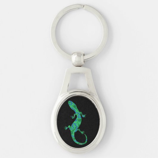 Green Gecko Sleutelhanger (Voorkant)