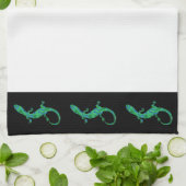 Green Gecko Theedoek (Gevouwen)