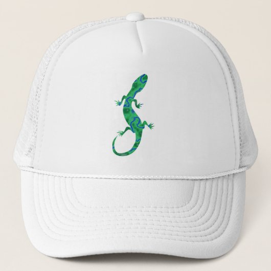 Green Gecko Trucker Pet (Voorkant)