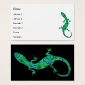 Green Gecko Visitekaartjes (Voorkant /achterkant)