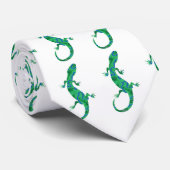 Green Geckos Stropdas (Opgerold)