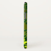 GREEN GEEL DAMASKMONOGRAM Case-Mate iPhone CASE (Achterkant / rechts)