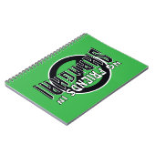 GREEN "Geen vrienden in Shanghai" Spiral Notitiebo Notitieboek (Linkerzijde)