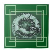 Green Gem Geometrics Tegeltje (Voorkant)