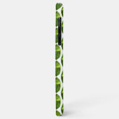 Green Gemstone iPhone case Marquise facette (Achterkant/links)