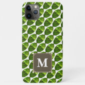 Green Gemstone iPhone case Marquise facette (Achterkant)