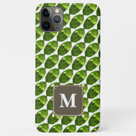 Green Gemstone iPhone case Marquise facette