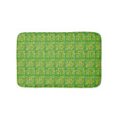 Green Geometric Bath Mat (Voorkant)