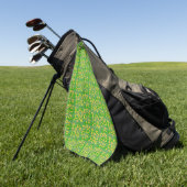 Green Geometric Golfhanddoek (Groen)