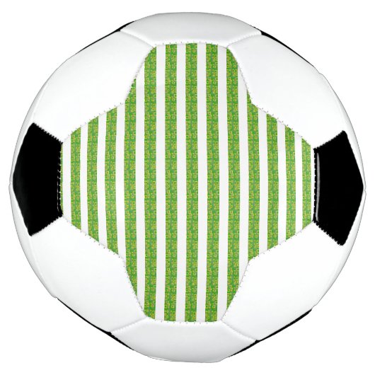 Green Geometric Voetbal (Gedraaid)