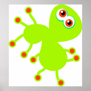 Green Germ Poster