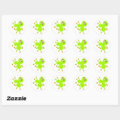 Green Germ Ronde Sticker (Vel)