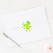 Green Germ Ronde Sticker (Envelop)