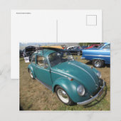 Green Germanic Sedan Briefkaart (Voorkant / Achterkant)