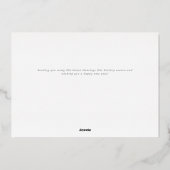 Green Gilded Holly Frame Traditional Christmas Folie Feestdagenkaart (Achterkant)