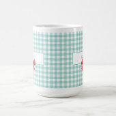 Green Gingham Bow Mok (Center)